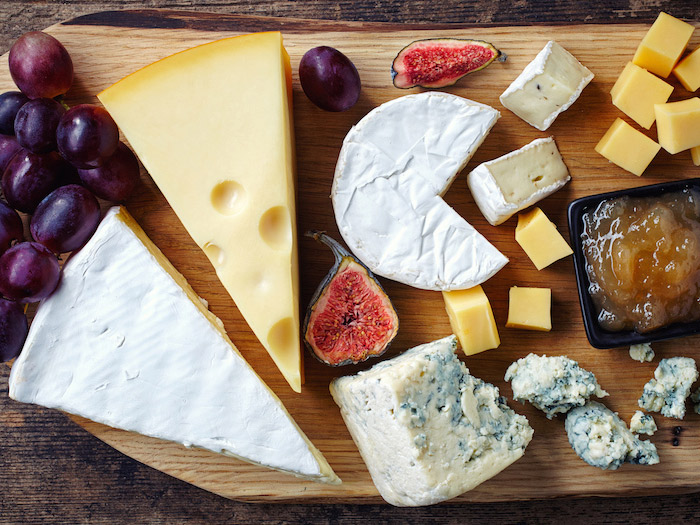 desserts and cheeses